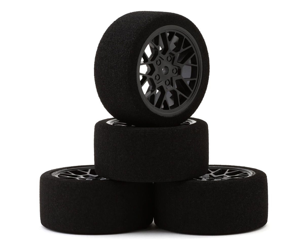Pro-Line Racing Fifty6 Foam Tire Mounted on Circuit Black Wheel 8mm Hex (4)