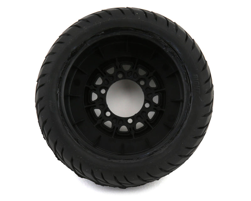 Pro-Line Street Fighter SC 2.2/3.0 Tires w/Raid Wheels (Black) (2) (M2) w/12mm Removable Hex