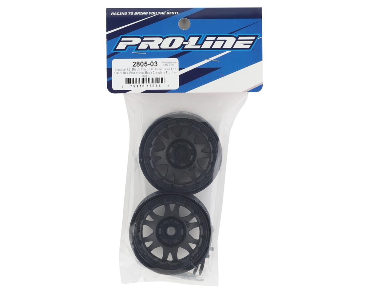Pro-Line Impulse 2.2" Crawler Wheels (Black) (2) w/12mm Hex