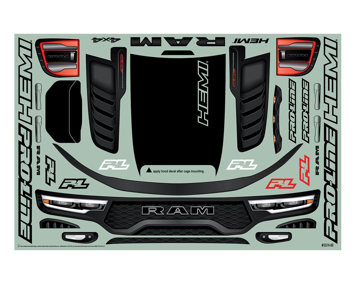 Pro-Line Ram 1500 Hemi Pre-Cut Monster Truck Body (Clear) (X-Maxx)