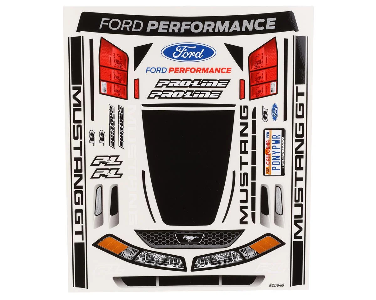 Pro-Line 1999 Ford Mustang No Prep Drag Racing Body (Clear)