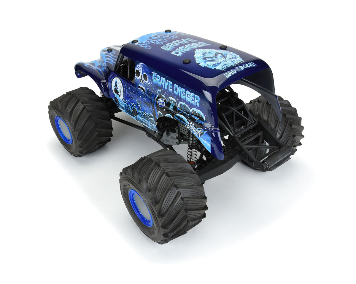 Pro-Line LMT 1/10 Grave Digger Ice Pre-Painted Body (Blue)