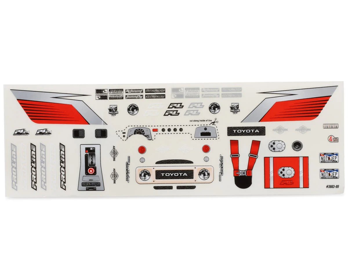 Pro-Line Axial SCX24 1979 Toyota Land Cruiser FJ40 Body w/Trail Cage (Clear)