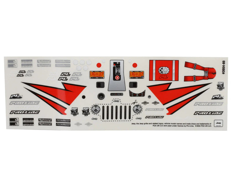 Pro-Line Axial® SCX24™ 2004 Jeep® LJ Mini Crawler Body (Clear)