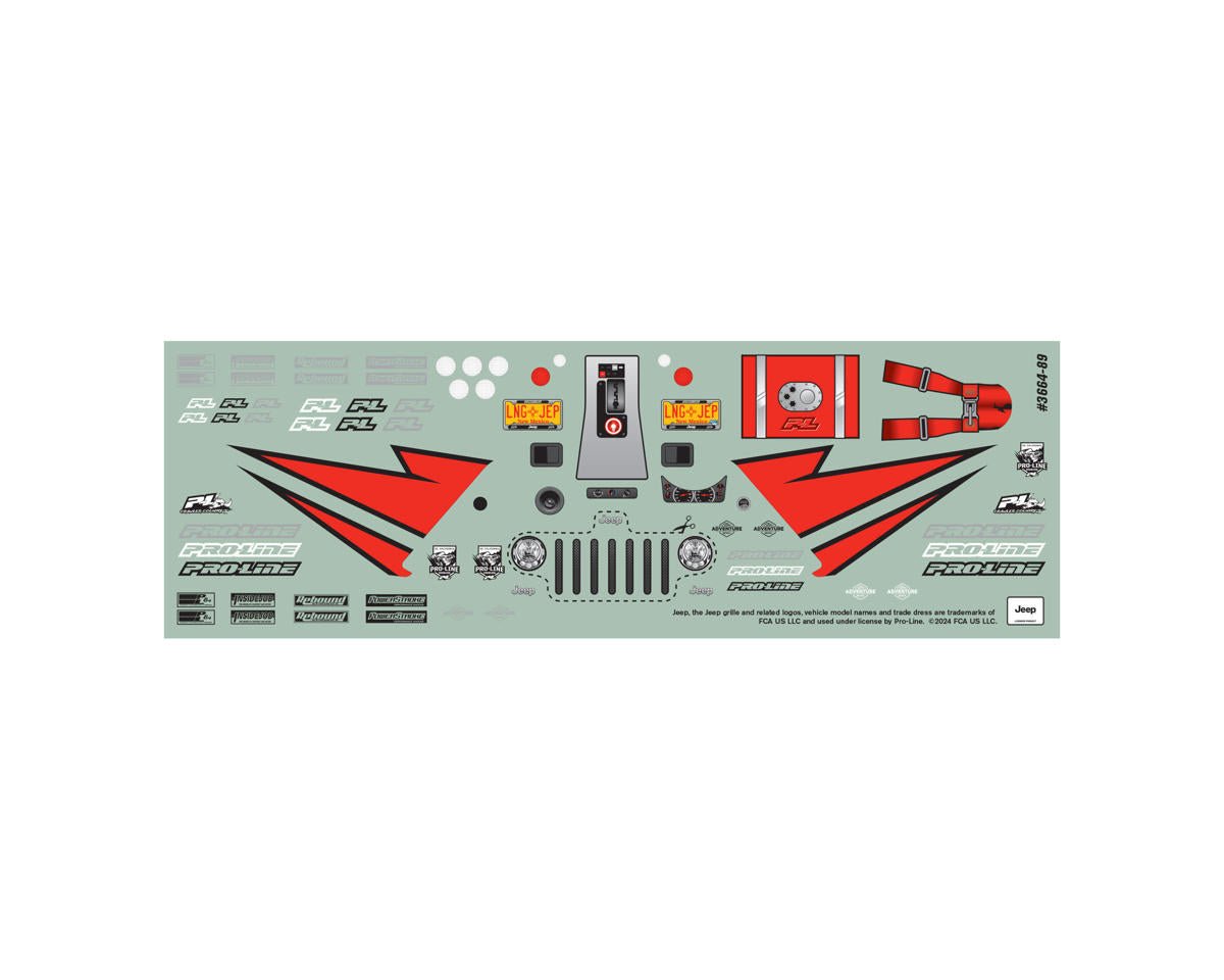 Pro-Line Axial® SCX24™ 2004 Jeep® LJ Mini Crawler Body (Clear)