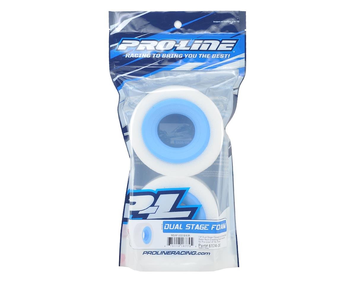 Pro-Line 1.9" XL Dual Stage Rock Crawling Foam Inserts (2) (Closed Cell Inner/Soft Outer)