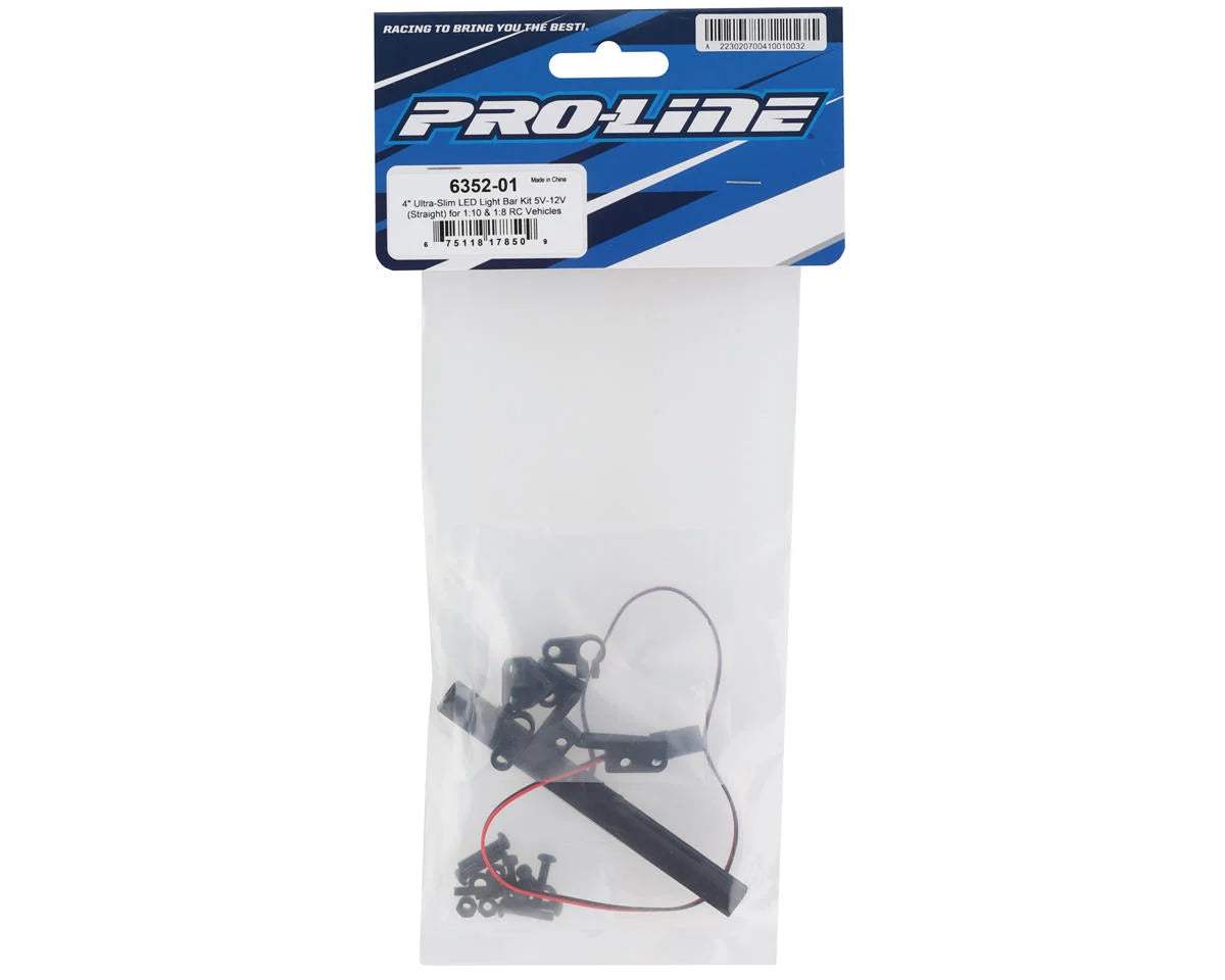 Pro-Line 4" Ultra-Slim LED Light Bar Kit 5V-12V (Straight)