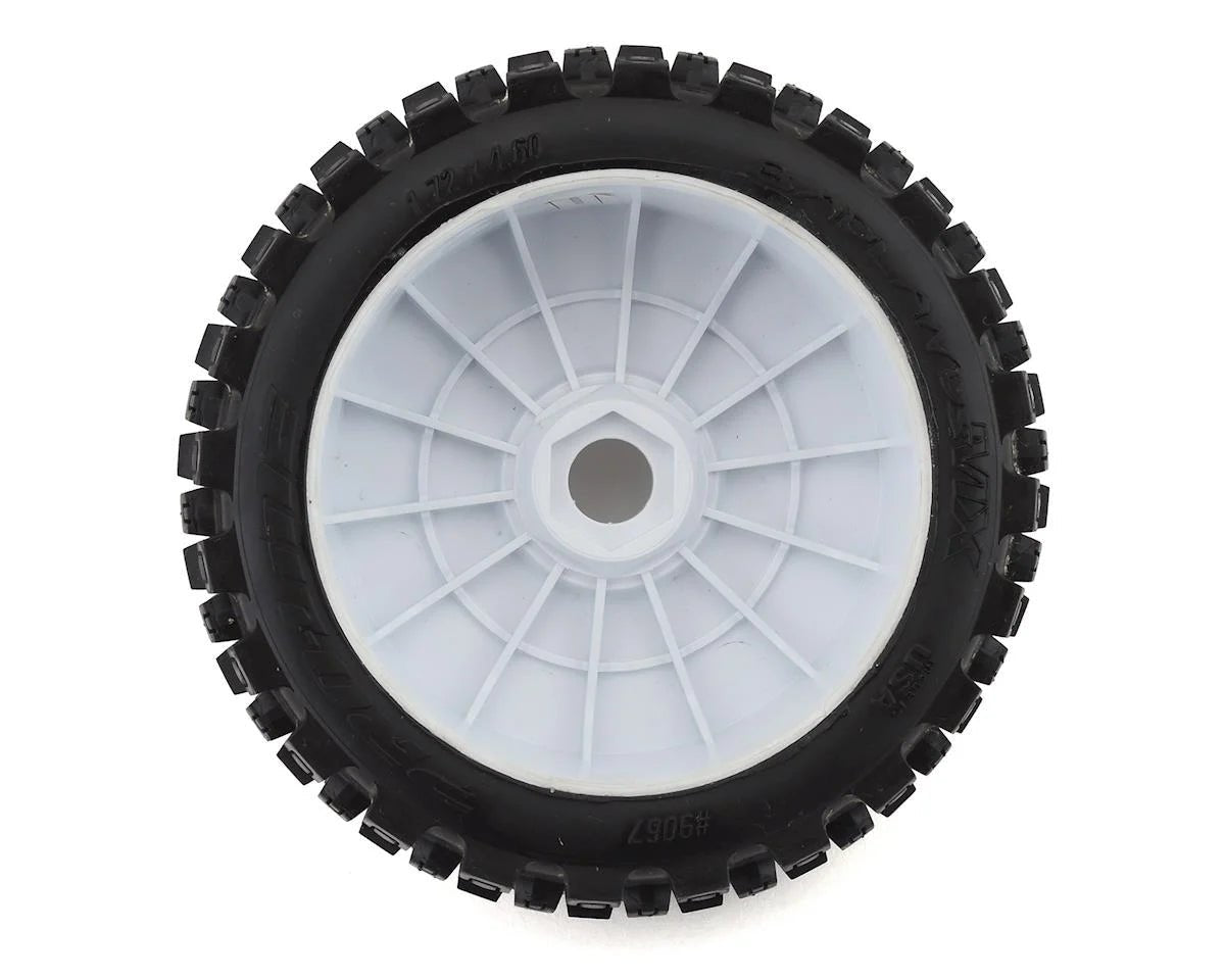Pro-Line Badlands MX Pre-Mounted Tires (M2) w/Velocity V2 Wheel For 1/8 Buggy