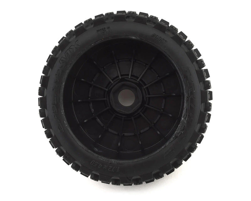 Pro-Line Badlands MX Pre-Mounted Tires (M2) w/Velocity V2 Wheel For 1/8 Buggy