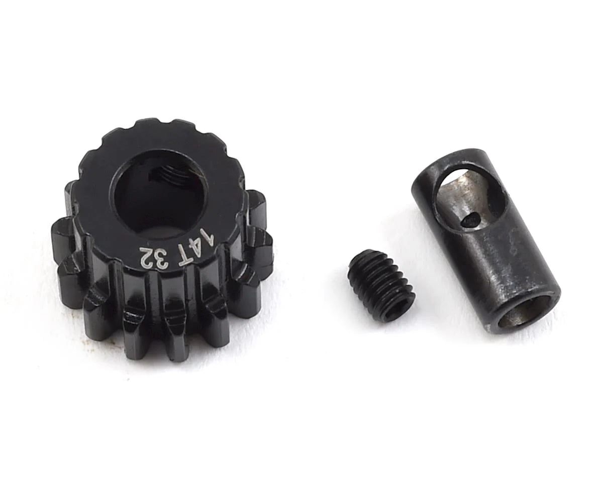 ProTek RC Steel 32P Pinion Gear w/3.17mm Reducer Sleeve (Mod .8) (5mm Bore)