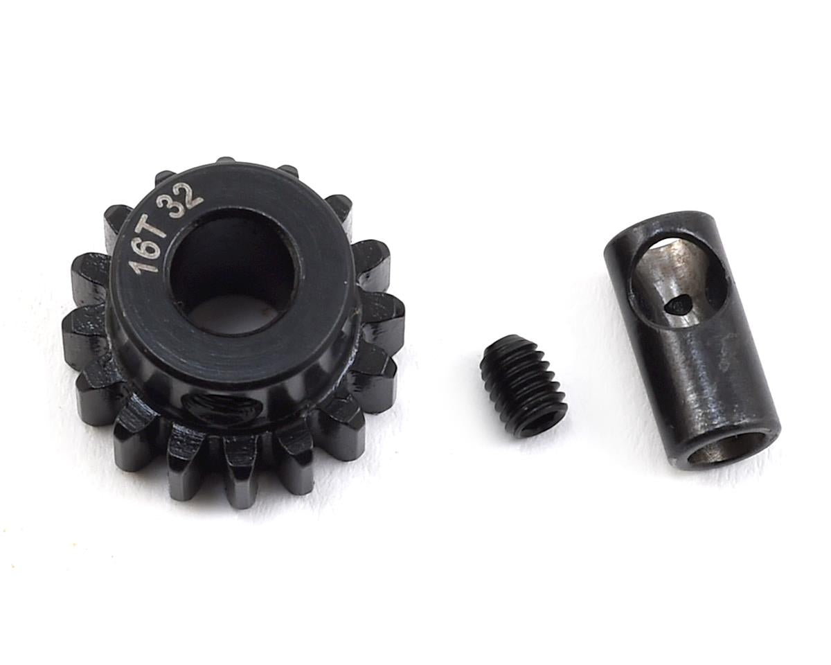ProTek RC Steel 32P Pinion Gear w/3.17mm Reducer Sleeve (Mod .8) (5mm Bore)