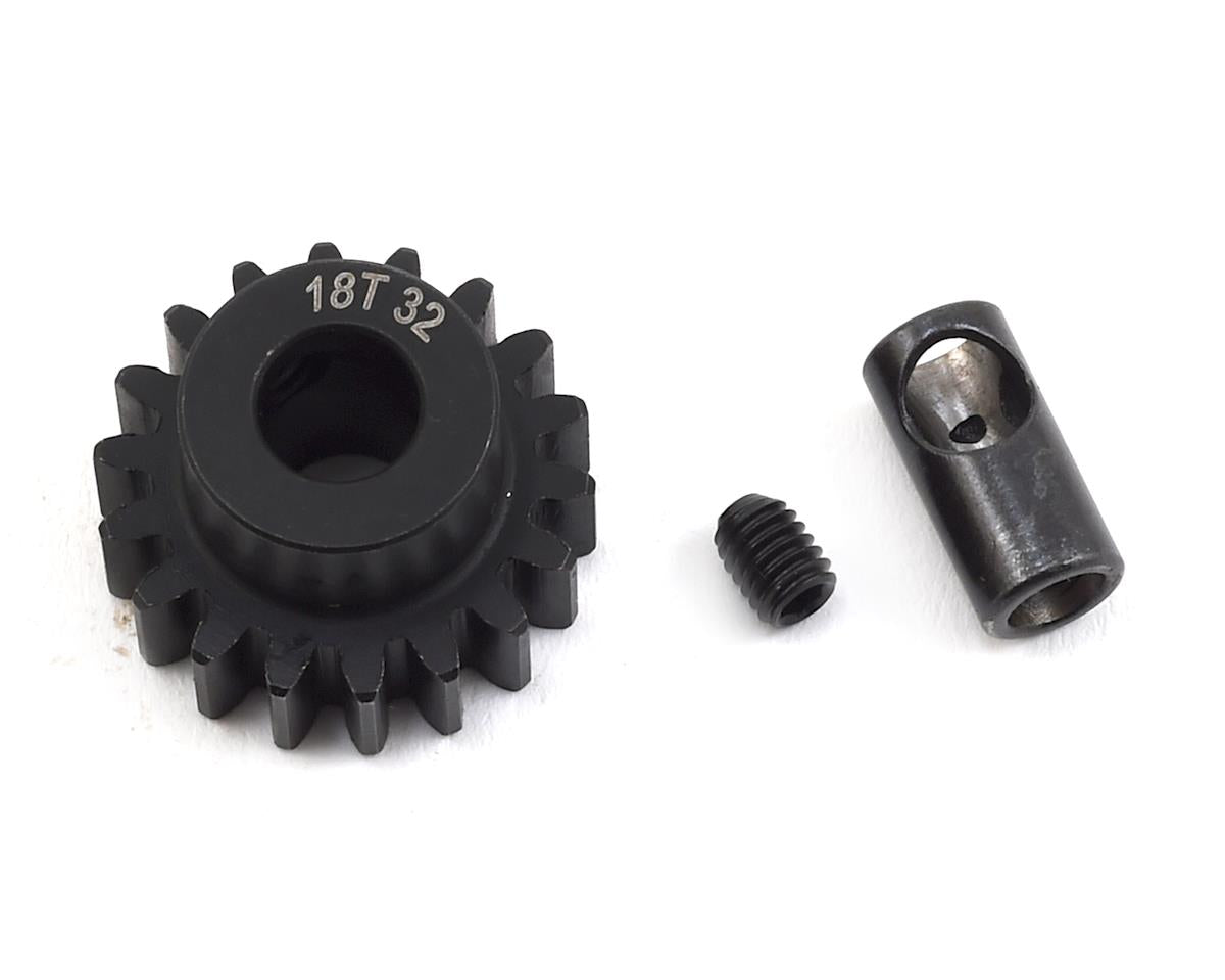 ProTek RC Steel 32P Pinion Gear w/3.17mm Reducer Sleeve (Mod .8) (5mm Bore)
