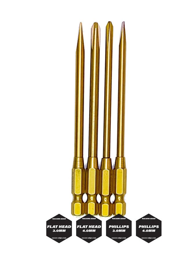 Racers Edge Titanium Phillips & Flat Tips, Power Tool