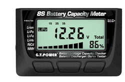 Racers Edge G.T. Power 8S Battery Capacity Meter & Servo Tester RCESC1600