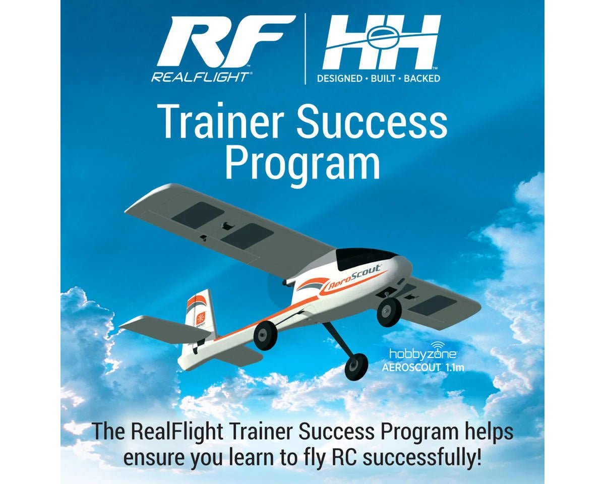 RealFlight Trainer Success Program Card, AeroScout 1.1m