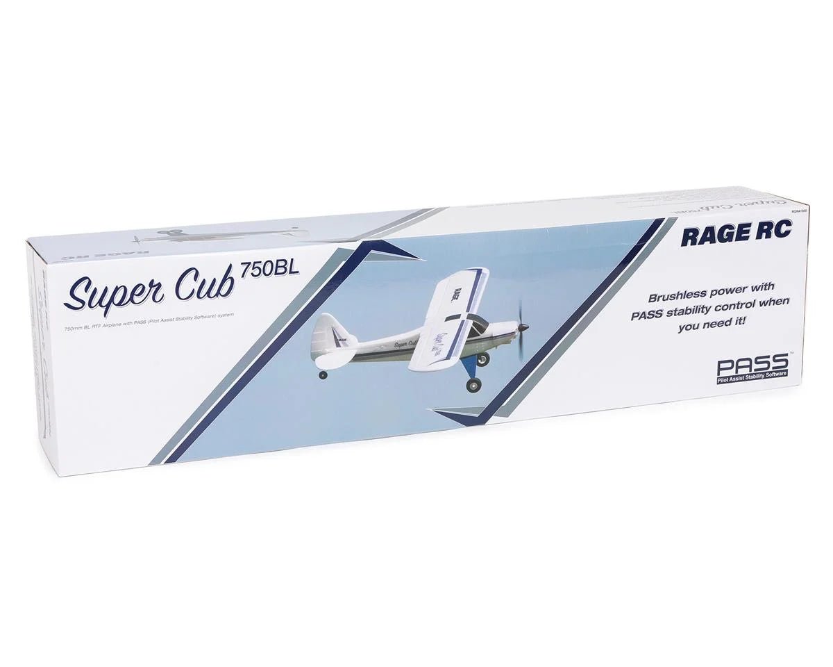 RAGE Super Cub 750BL RTF Electric Airplane (750mm)
