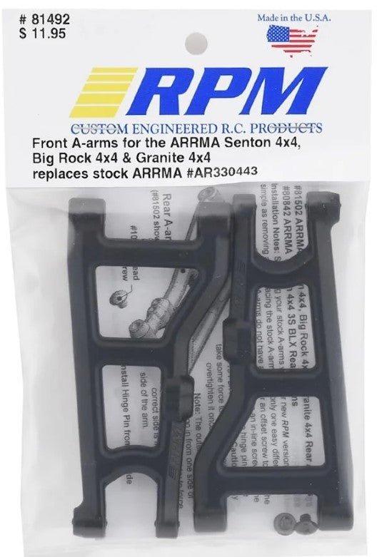 RPM Suspension Arms Set Front Rear For Arrma Senton ,Granite 3s 4x4 - BOBBYRC