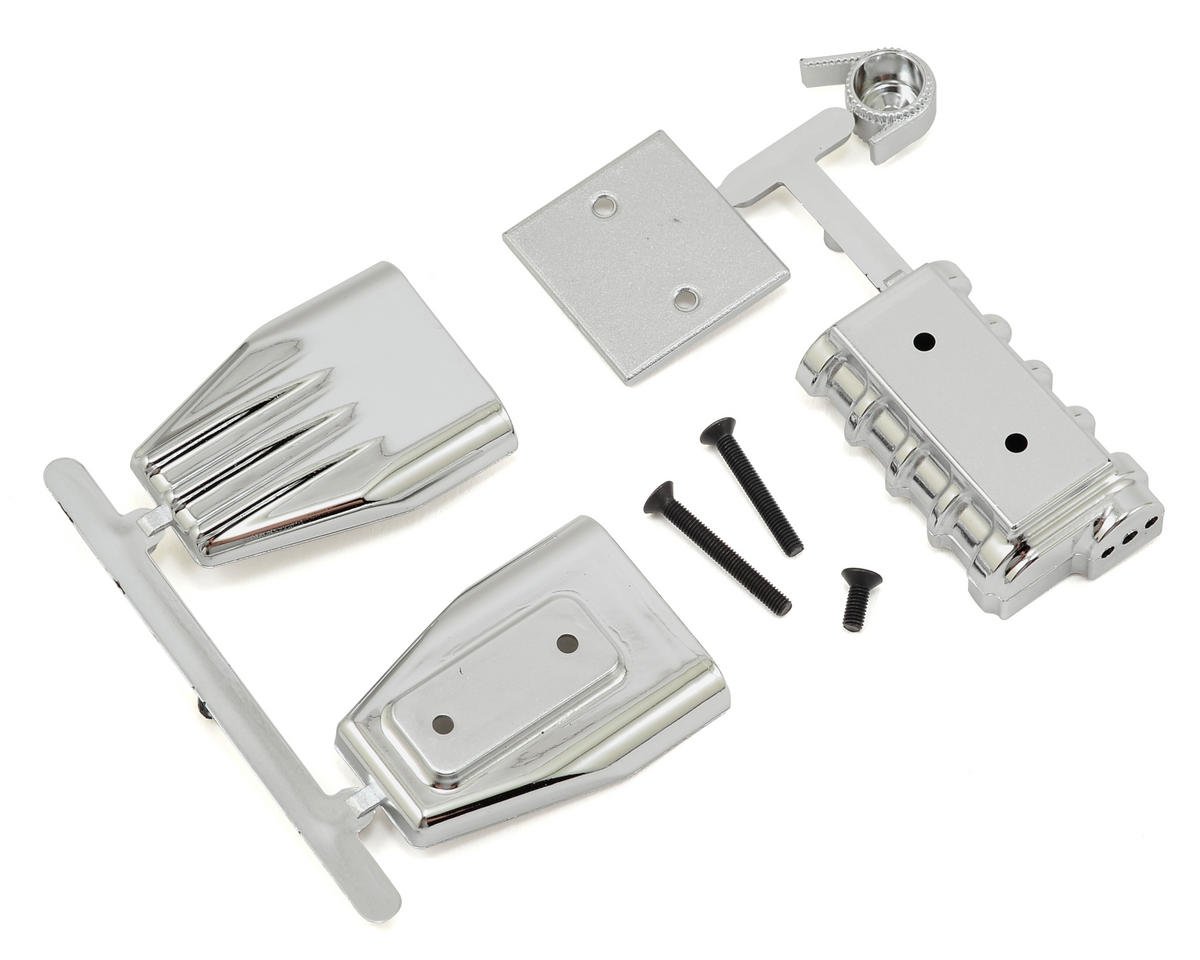 RPM Mock Intake & Blower Set (Chrome) For Drift & Crawler 1/10 and 1/8 Bodies