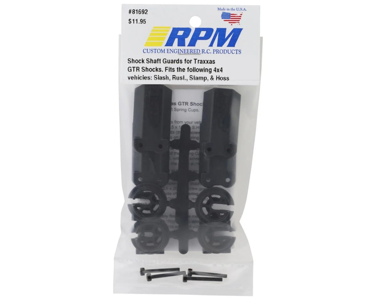 RPM Shock Shaft Guards for Traxxas GTR Shocks (4)