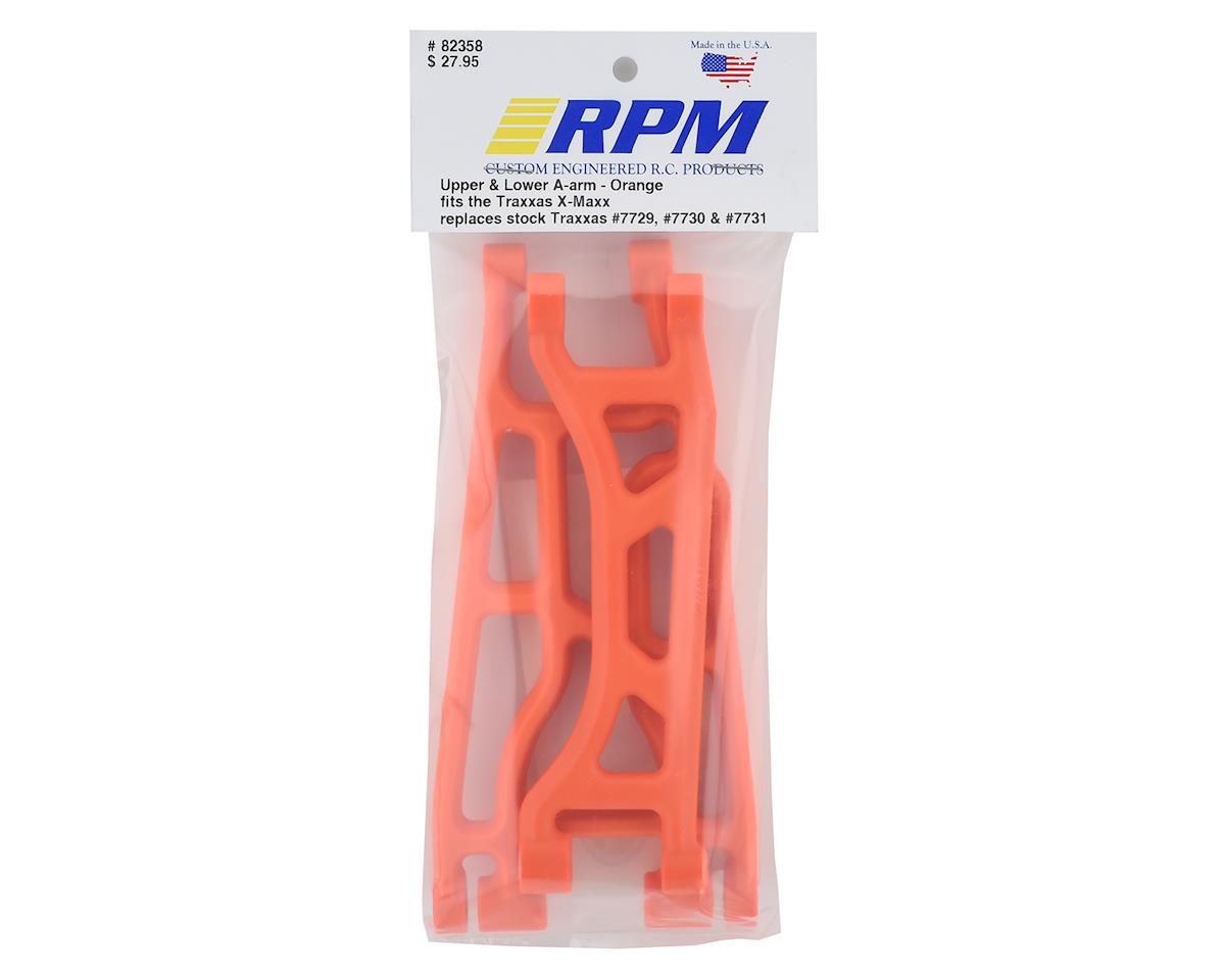 RPM Upper & Lower A-Arm (Orange) Traxxas X-Maxx