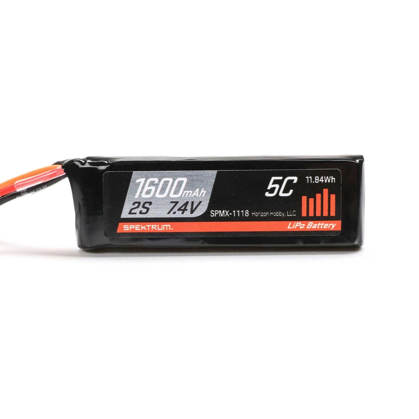 Spektrum 7.4V 1600mAh 2S 5C LiPo RX Battery For 1/8 8IGHT-X/ E /XT/XTE 4X4 Nitro/Electric Truggy