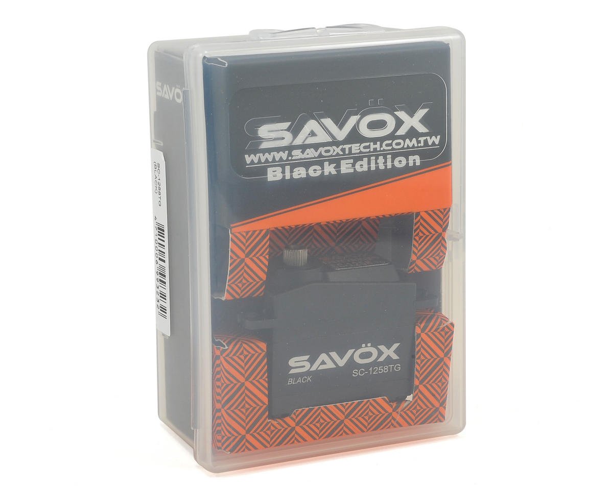 Savox SC-1258TG Black Edition Standard Digital "High Speed" Titanium Gear Servo
