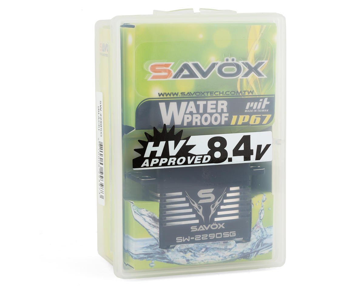 Savox SW2290-SG Waterproof Premium Brushless Digital Servo (Black)