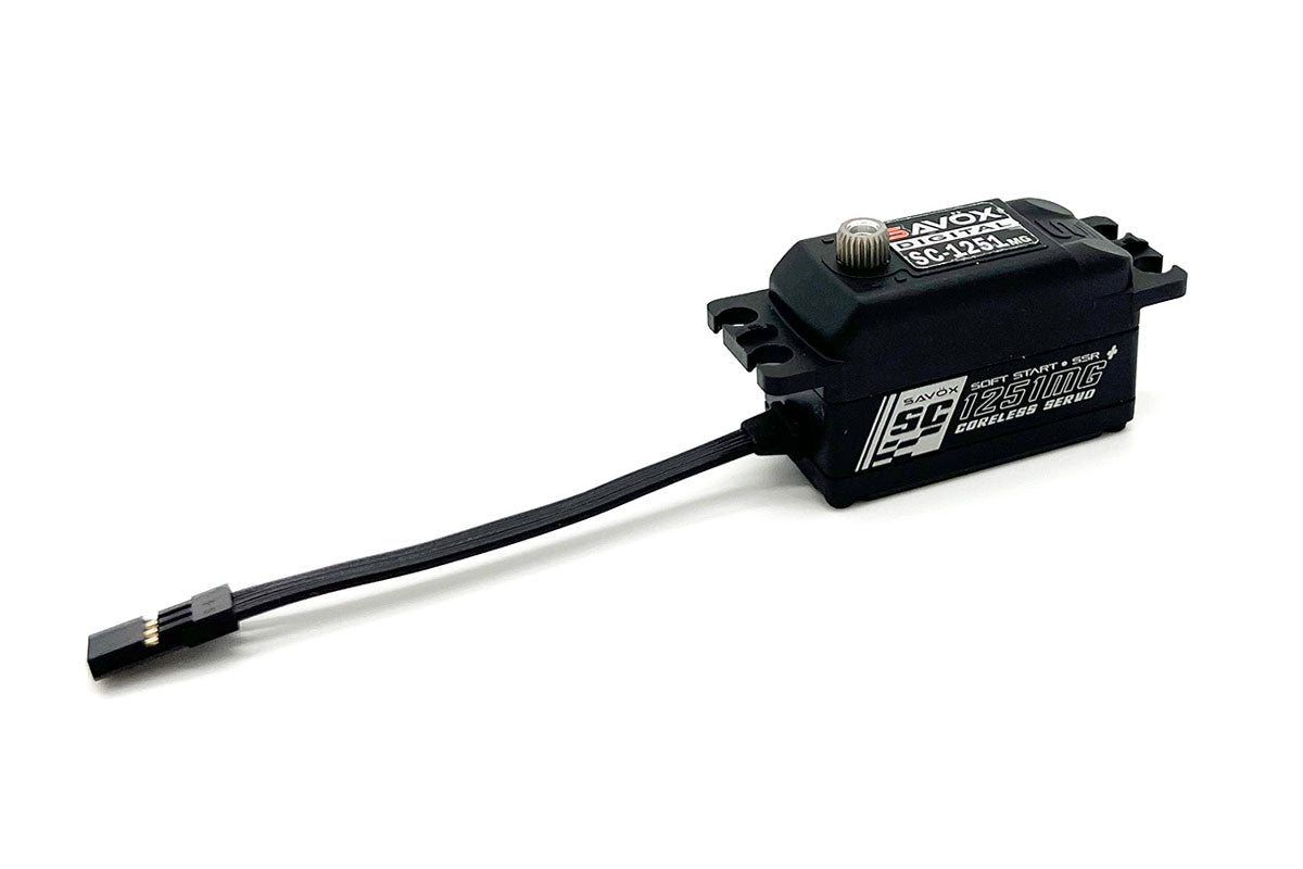 Savox SC-1251MGP Black Low Profile Digital "High Speed" Metal Gear Servo
