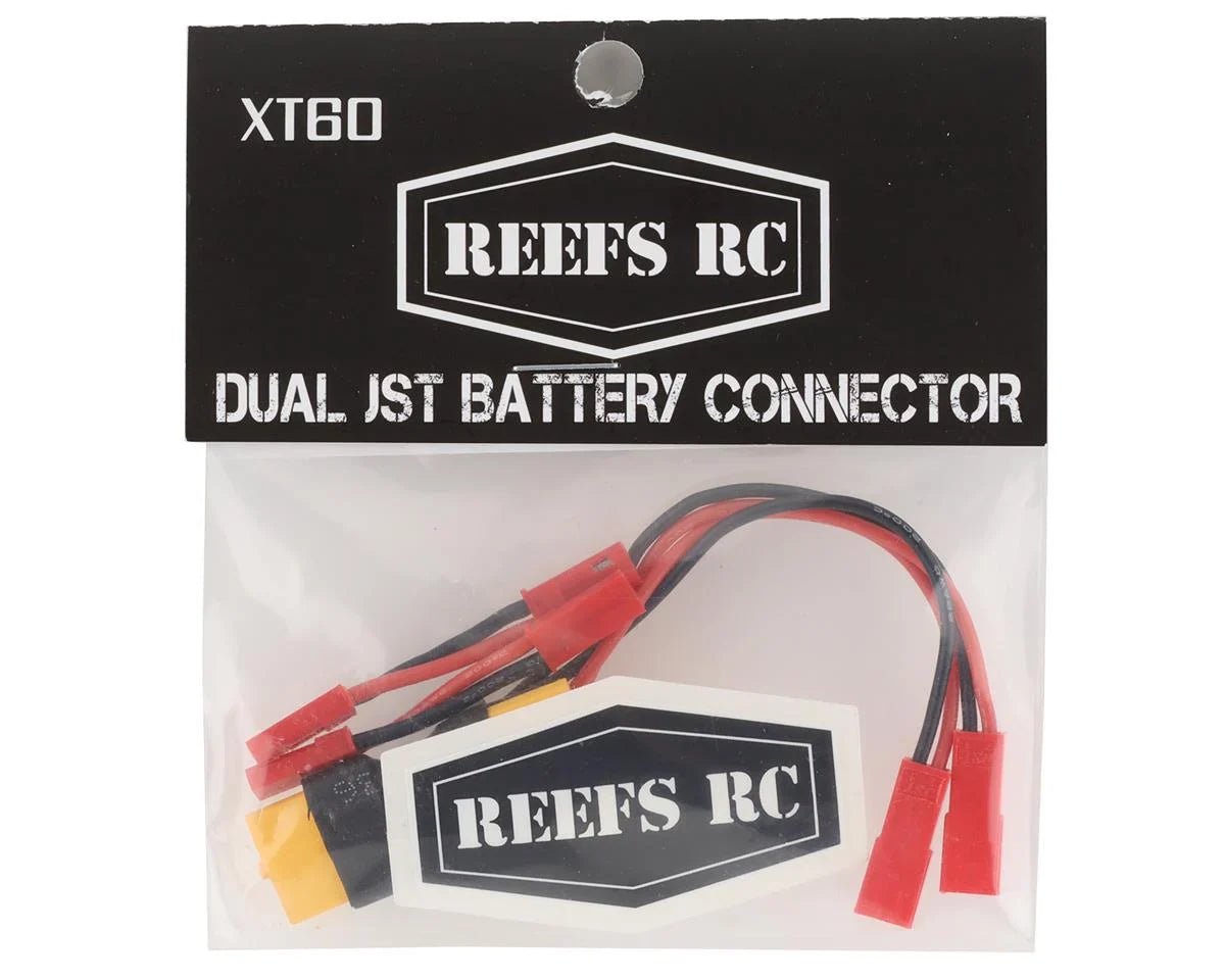 Reefs RC XT60 Dual JST Pass Through w/2 Male-Male JST Adaptors