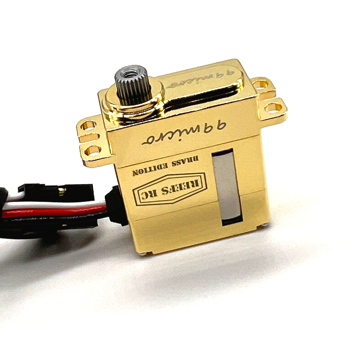 Reefs RC 99MICRO Servo, Brass Edition For 1/24 and 1/18 Rock Crawlers