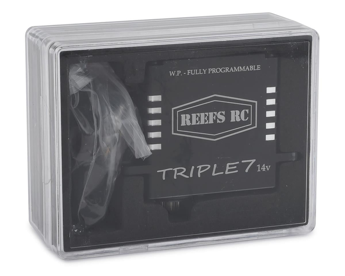Reefs RC Triple7 14V Programable High Torque Steel Gear Digital Servo (High Voltage)