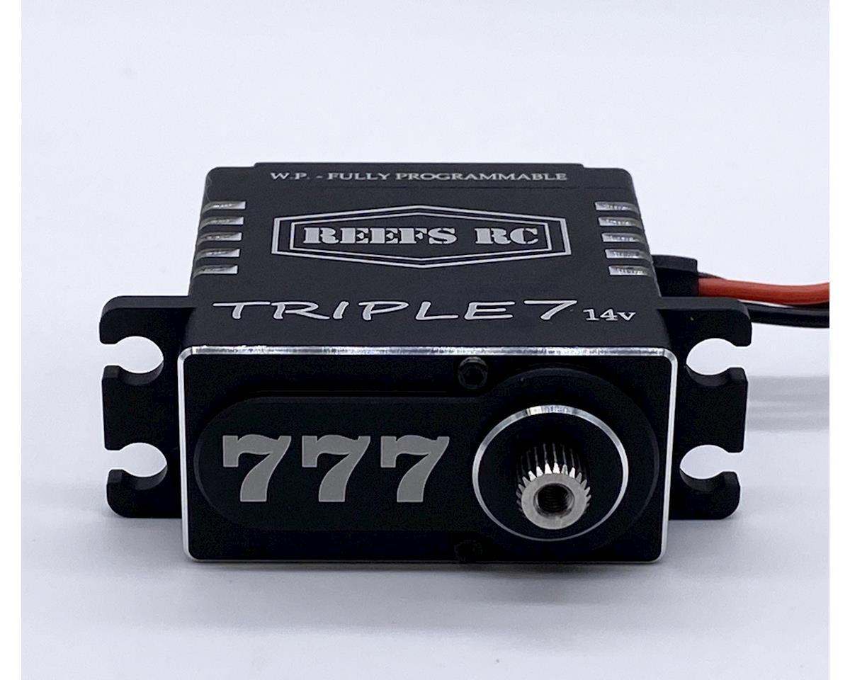 Reefs RC Triple7 14V Programable High Torque Steel Gear Digital Servo (High Voltage)
