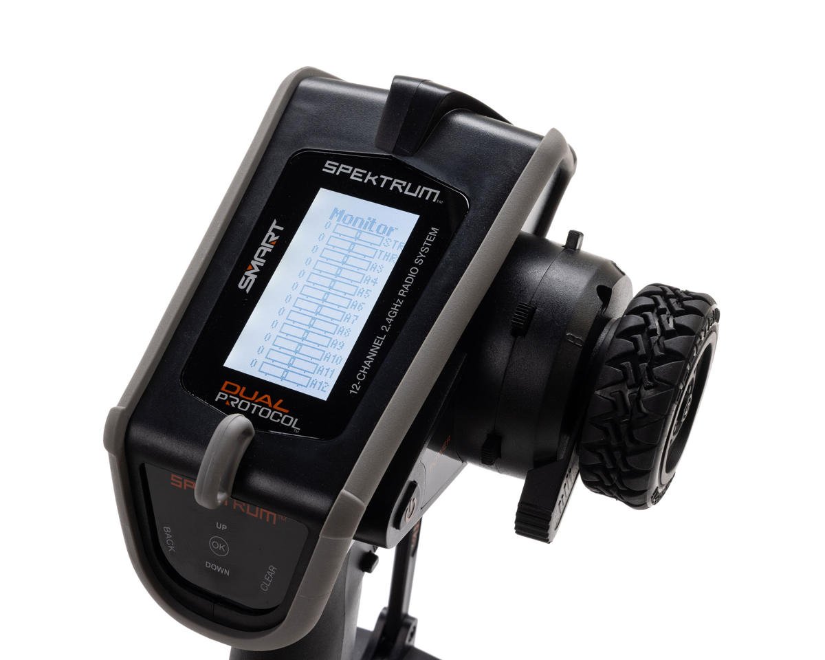 Spektrum RC(Black) DX Rugged+ 12-Channel DSMR+ Surface Radio w/SR615 Receiver