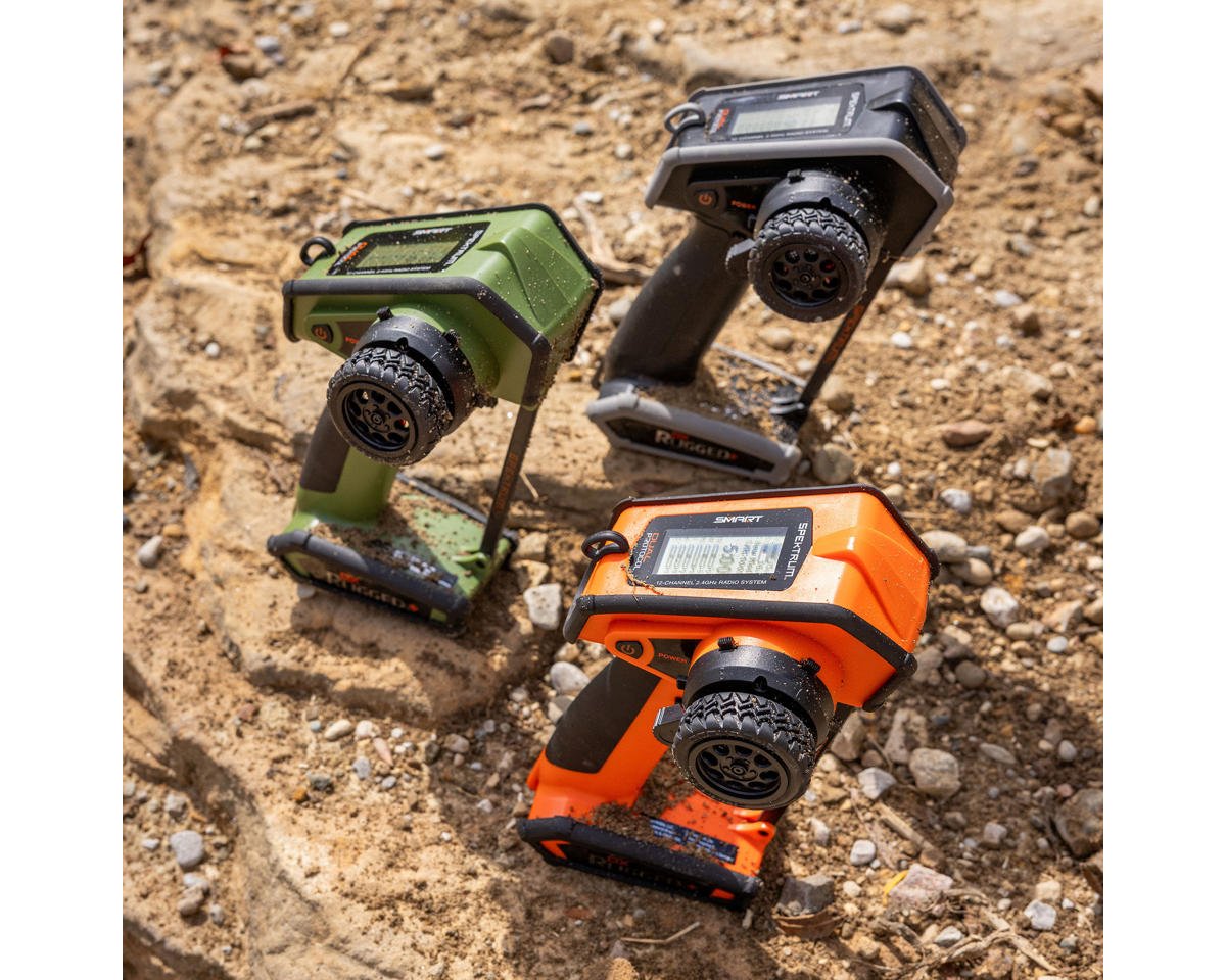 Spektrum RC(Black) DX Rugged+ 12-Channel DSMR+ Surface Radio w/SR615 Receiver