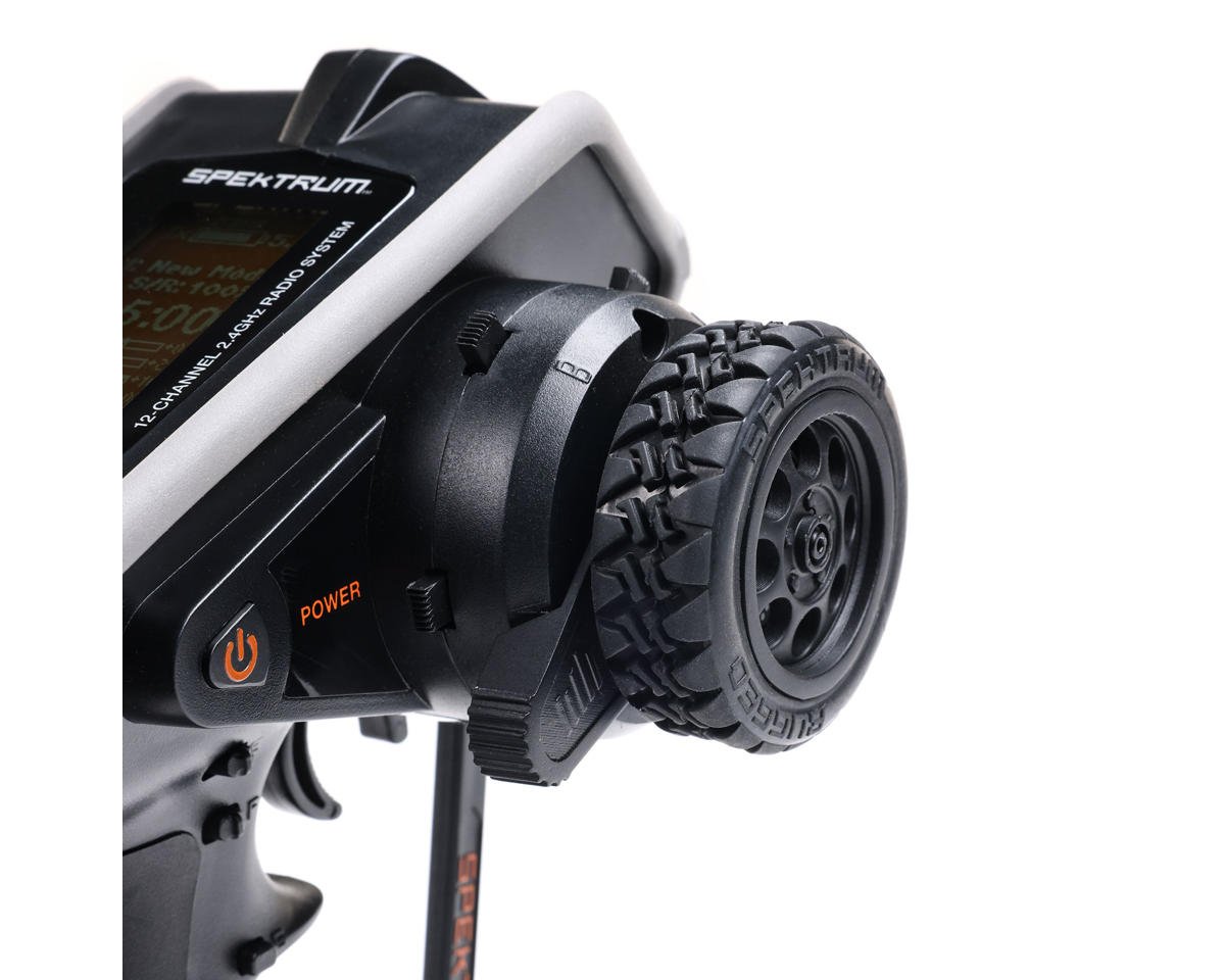 Spektrum RC(Black) DX Rugged+ 12-Channel DSMR+ Surface Radio w/SR615 Receiver