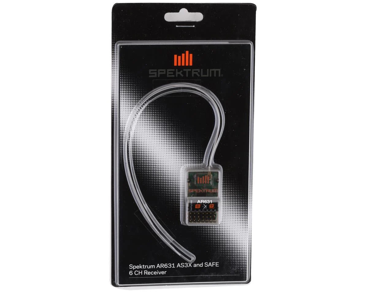 Spektrum AR631 DSMX 6-Channel AS3X & Safe Receiver, SPMAR631