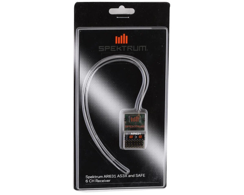 Spektrum AR631 DSMX 6-Channel AS3X & Safe Receiver, SPMAR631