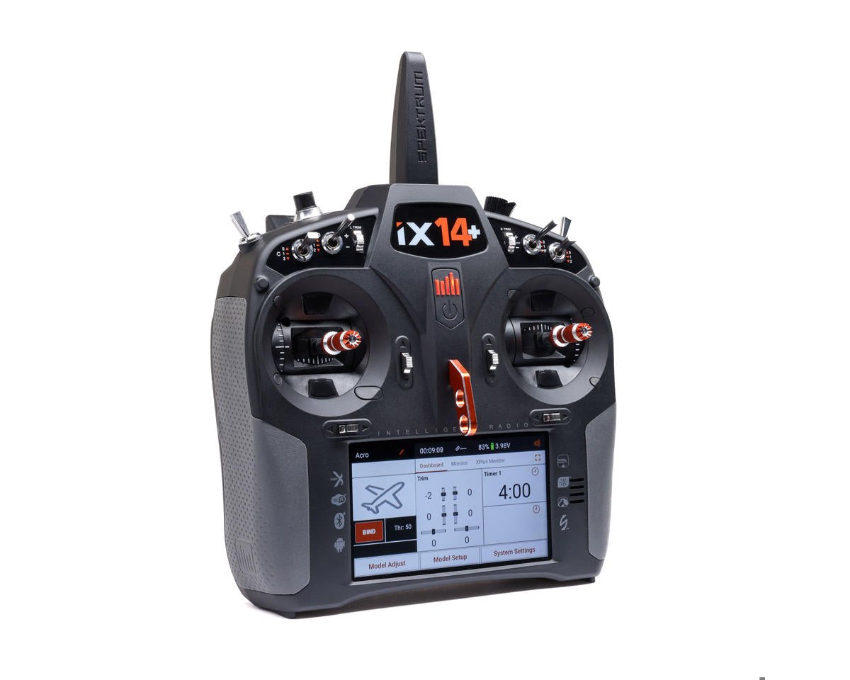 Spektrum RC iX14+ 2.4GHz DSMX® 20-Channel Transmitter (Transmitter Only)
