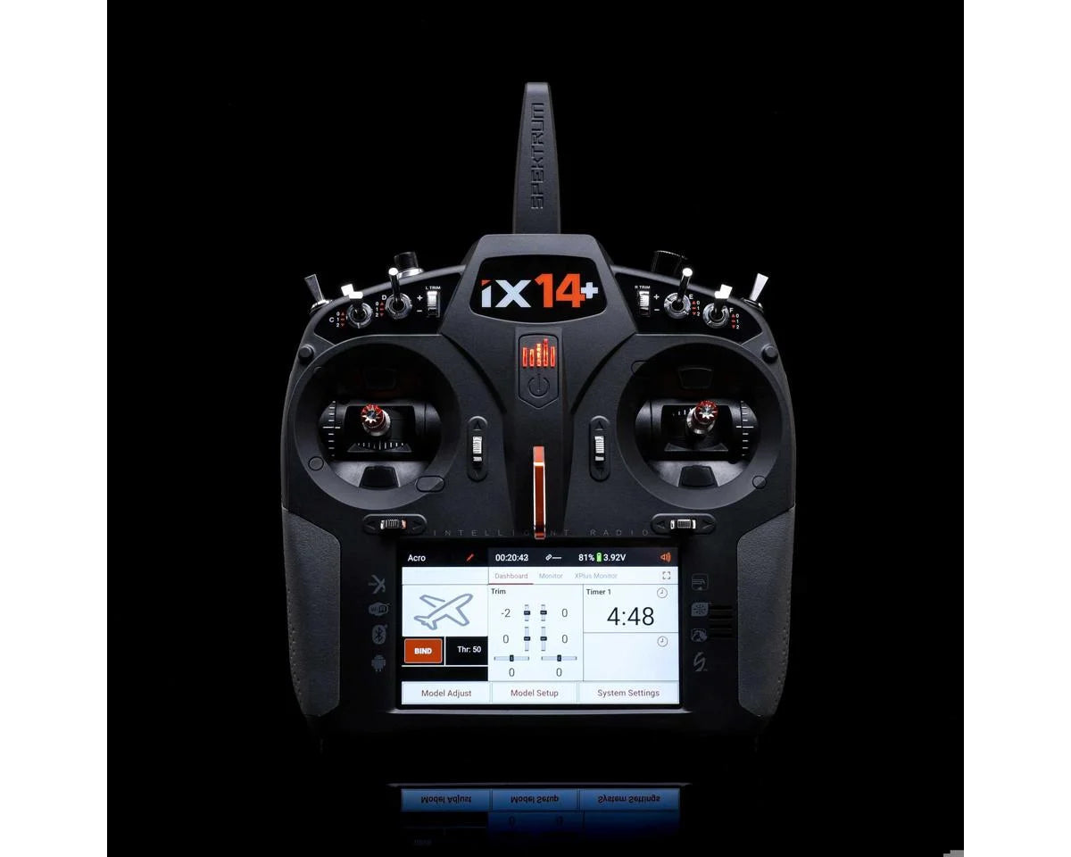Spektrum RC iX14+ 2.4GHz DSMX® 20-Channel Transmitter (Transmitter Only)