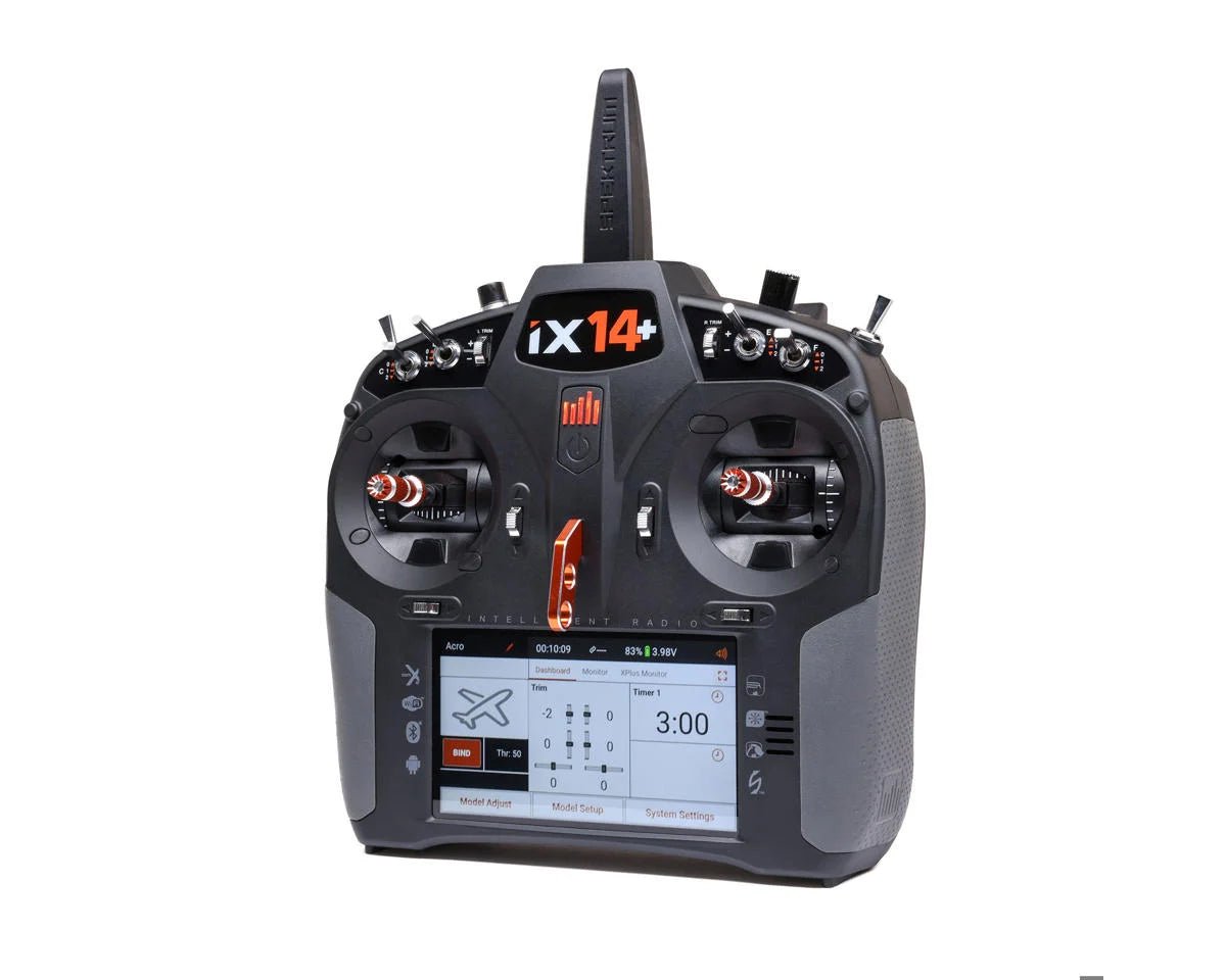 Spektrum RC iX14+ 2.4GHz DSMX® 20-Channel Transmitter (Transmitter Only)