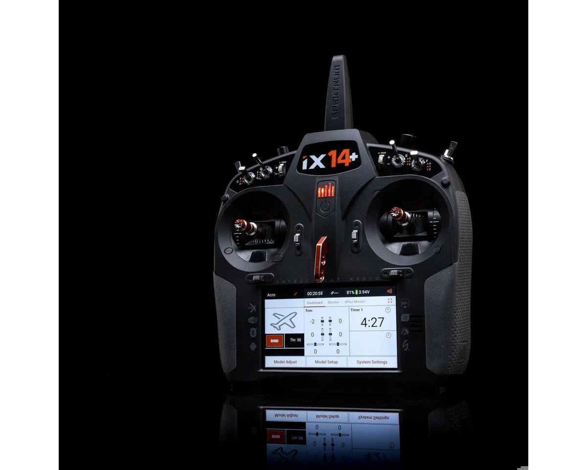 Spektrum RC iX14+ 2.4GHz DSMX® 20-Channel Transmitter (Transmitter Only)