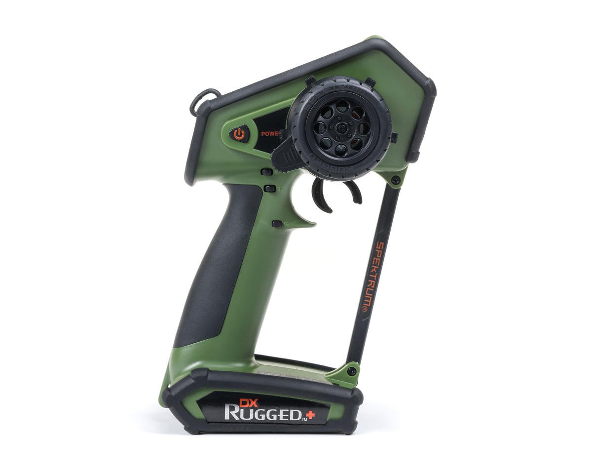 Spektrum RC DX Rugged+ 12-Channel DSMR+ Surface Radio (Transmitter Only) (Green)