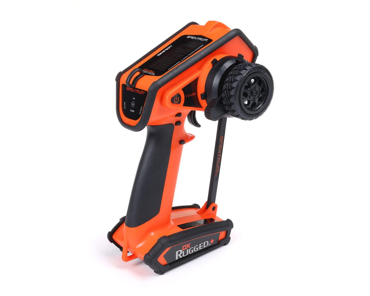 Spektrum RC DX Rugged+ 12-Channel DSMR+ Surface Radio (Transmitter Only) (Orange)