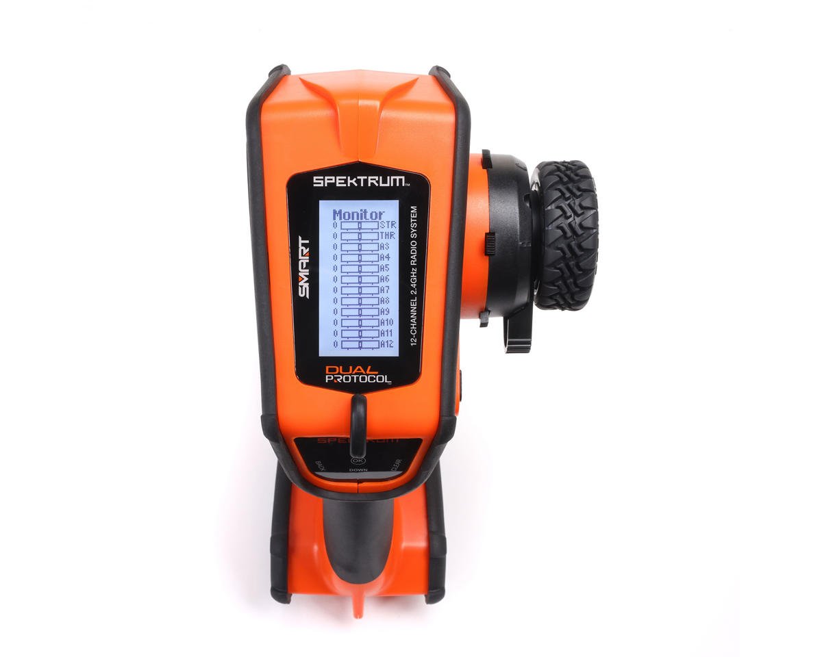 Spektrum RC DX Rugged+ 12-Channel DSMR+ Surface Radio (Transmitter Only) (Orange)