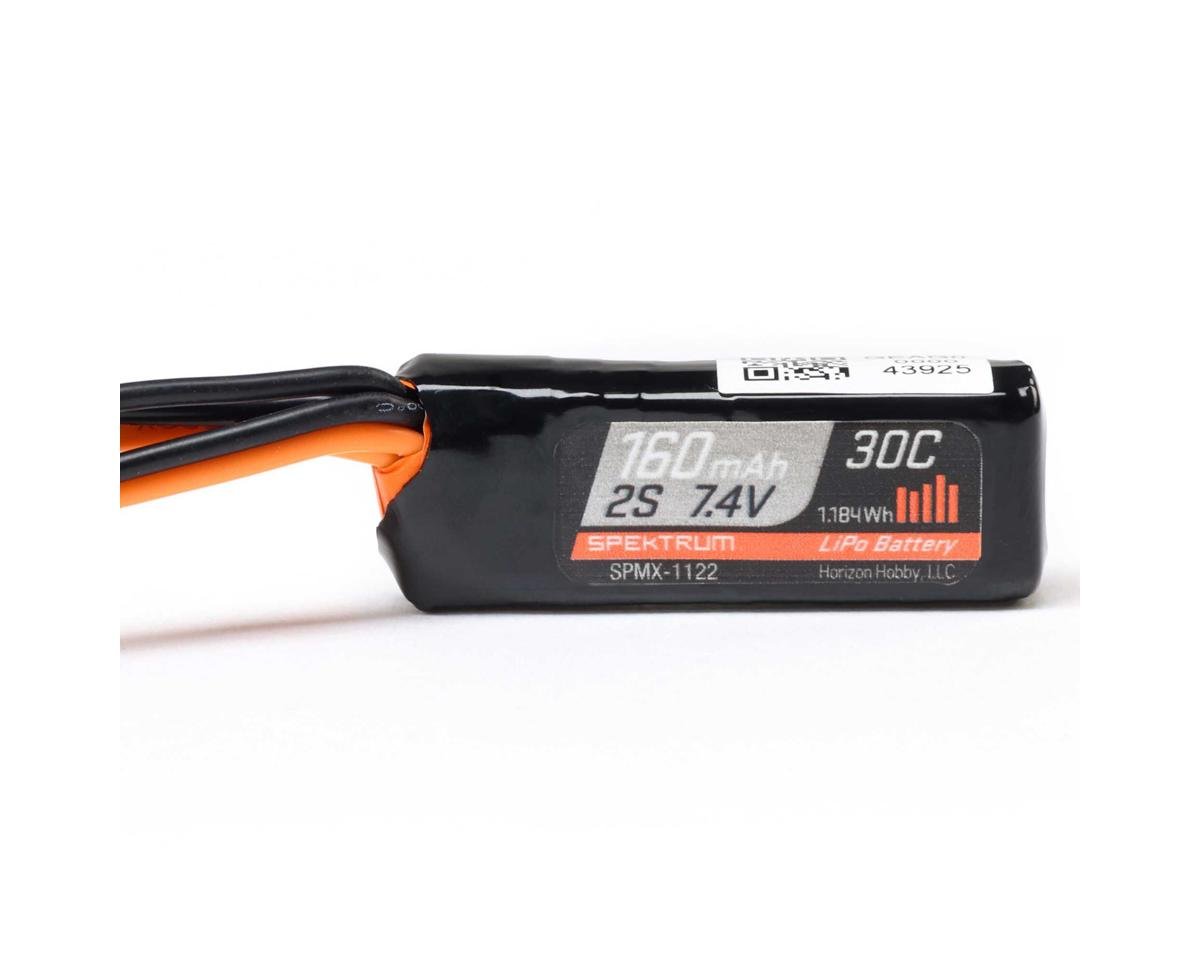 Spektrum RC Axial® SCX30 2S 30C LiPo Battery Pack (7.4V/160mAh) w/PH2.0 Connector