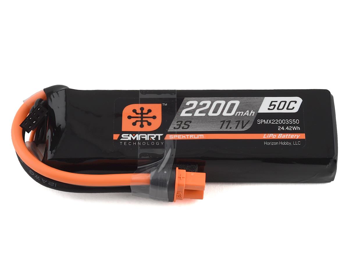 Spektrum RC 3S Smart LiPo Battery Pack w/IC3 Connector 50C (11.1V/2200mAh)