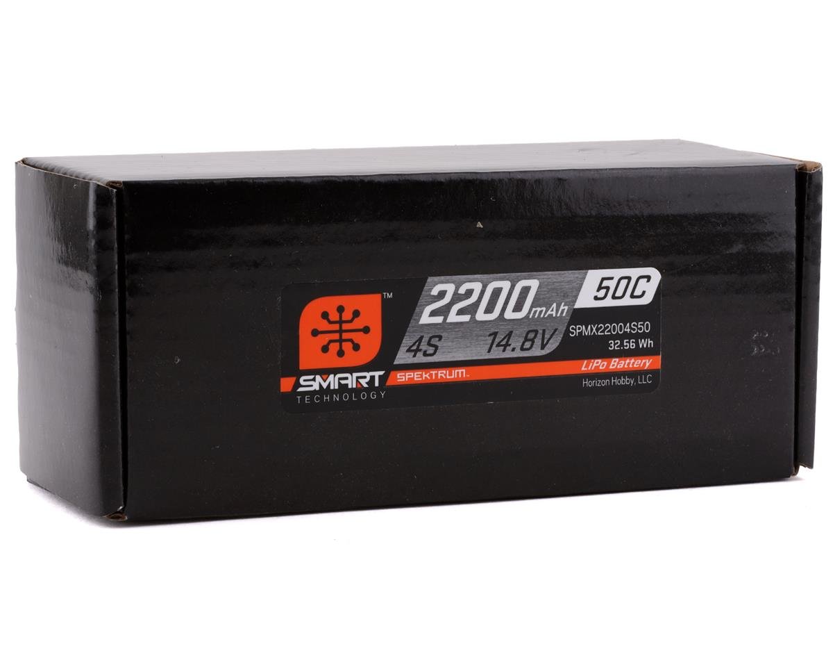 Spektrum RC 4S Smart LiPo 50C Battery Pack (14.8V/2200mAh) w/IC3 Connector