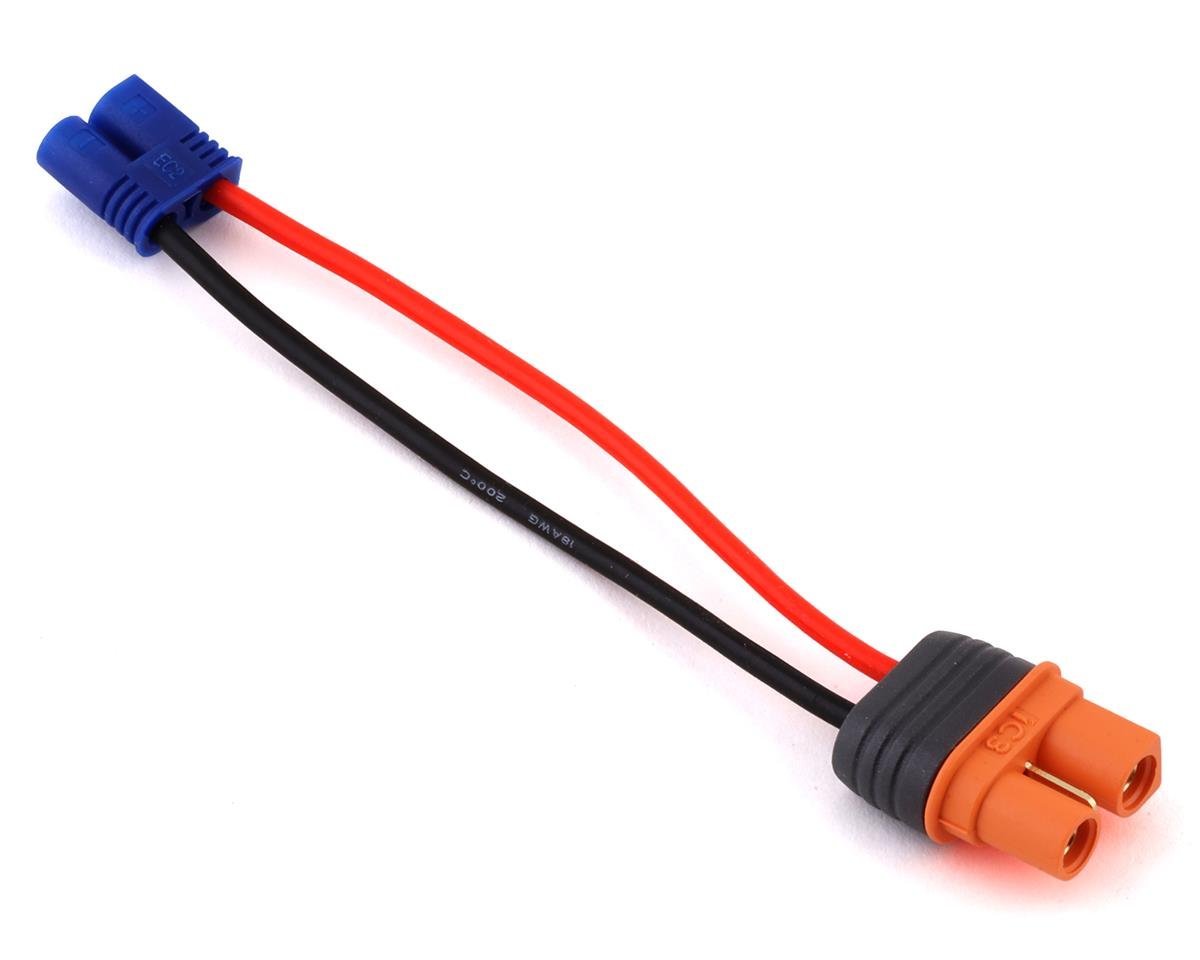 Spektrum RC 4" IC3 Battery to EC2 Device Charge Adapter