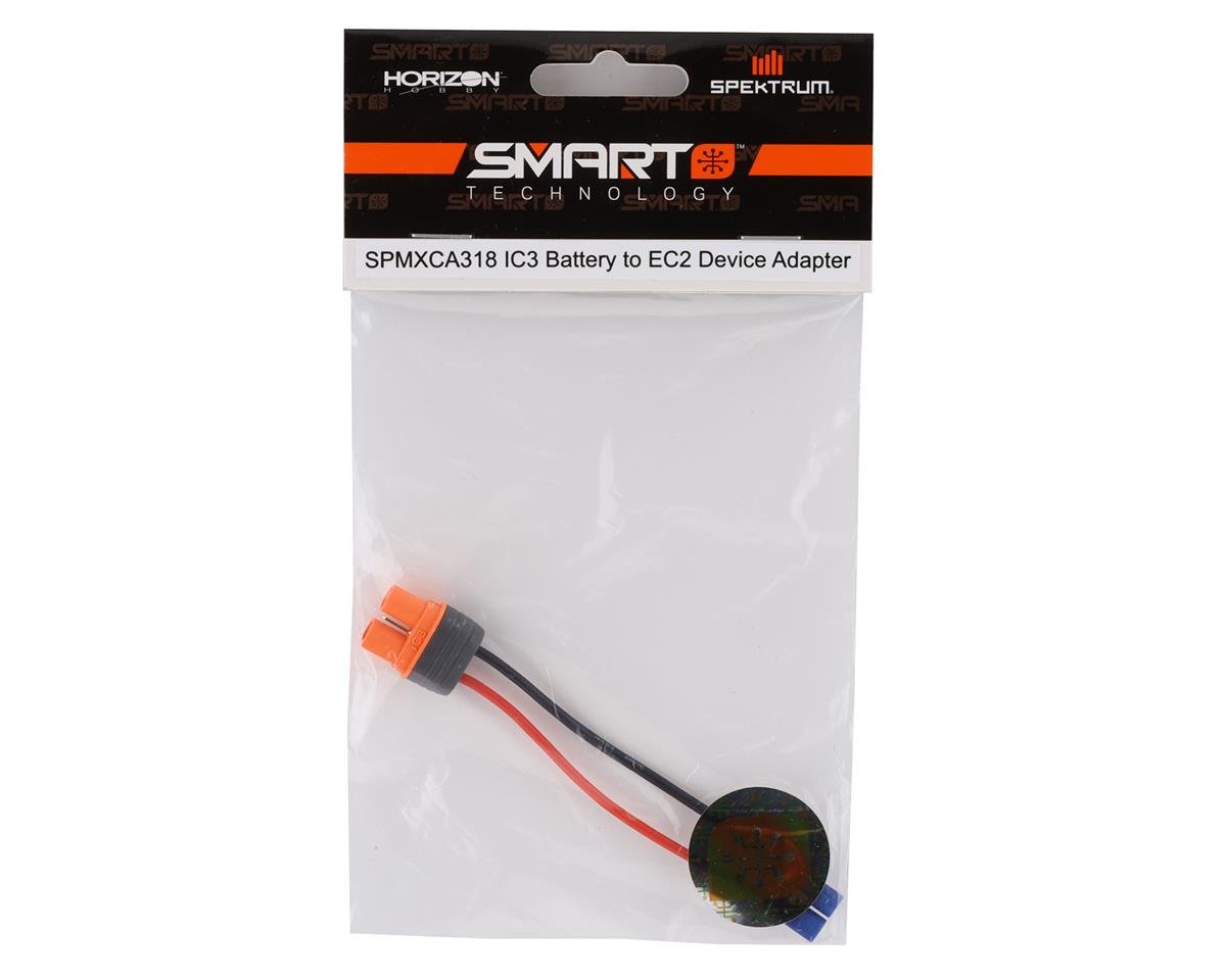 Spektrum RC 4" IC3 Battery to EC2 Device Charge Adapter