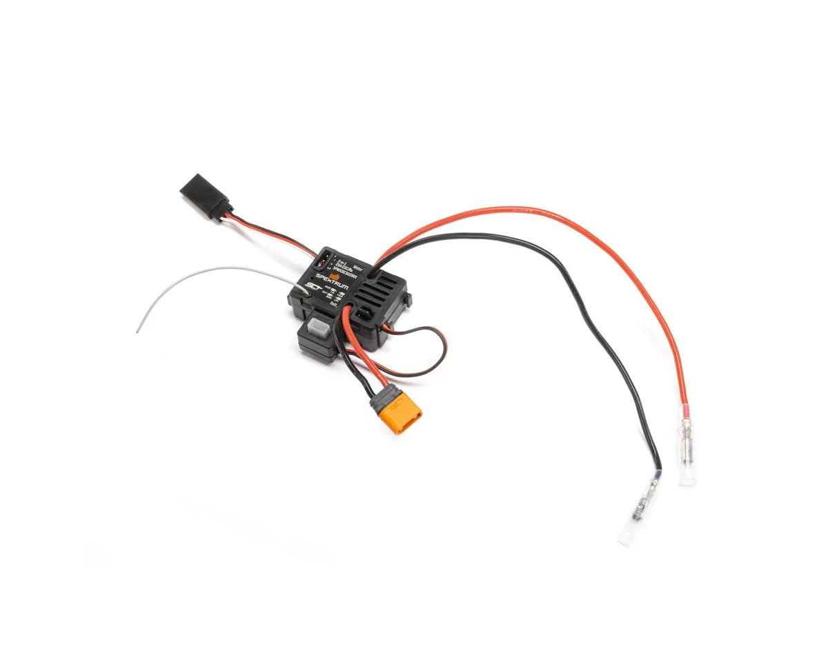 Spektrum RC SLT 25a Micro 1/18 1/16 Brushed ESC & RX Combo w/IC2 Connector